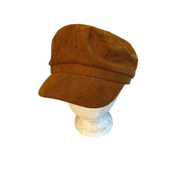 Brown Corduroy Hat Made From 100% Recycled Polyester - Picture 4 of 6